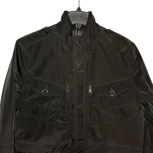 Express women's sample chores work barn jacket coat size M black with po…